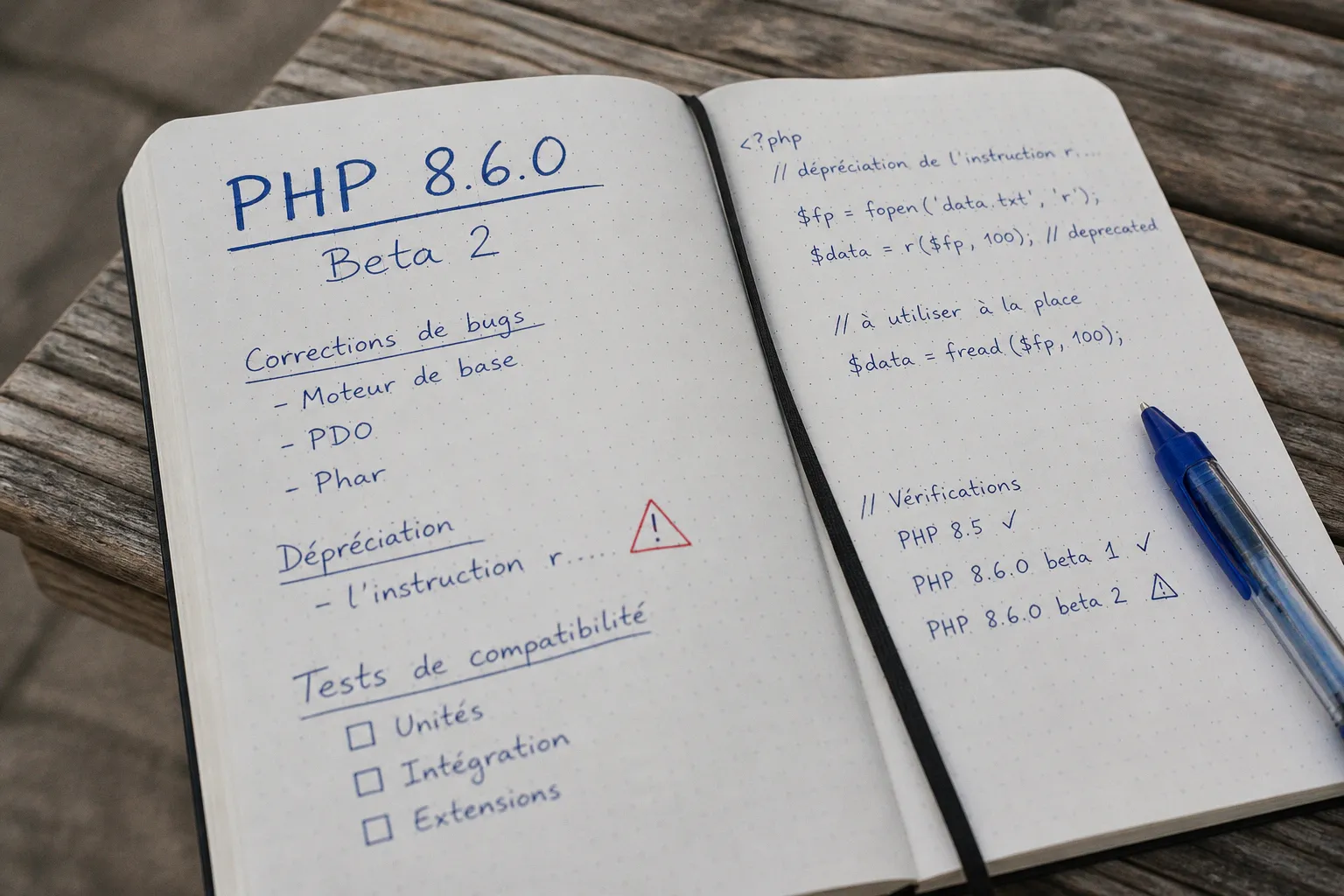 PHP 8.6.0 Beta 2 : les points de vigilance pour vos tests de compatibilité